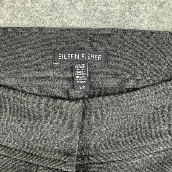 Eileen Fisher Trouser Pants Womens Small 32x30 Gray Tapered Stretch Zip‎ Pockets - Picture 5 of 8